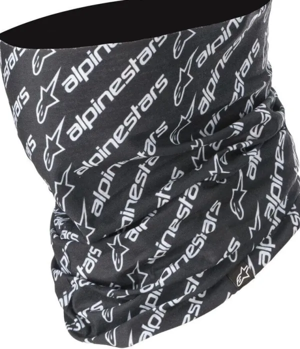 Alpinestars Linear Neck Tube Black/White 12> Nekwarmers En Windcollars