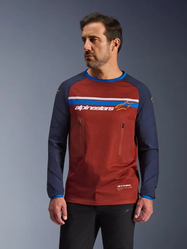 Alpinestars Maxdura Dual Jersey Rust Brown/Mood Indigo> Motor Merchandise