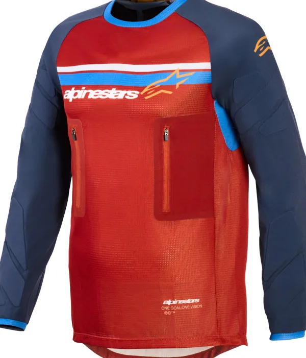 Alpinestars Maxdura Dual Jersey Rust Brown/Mood Indigo> Motor Merchandise