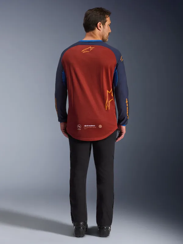Alpinestars Maxdura Dual Jersey Rust Brown/Mood Indigo> Motor Merchandise