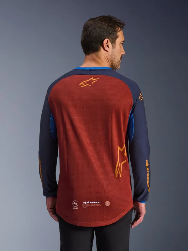 Alpinestars Maxdura Dual Jersey Rust Brown/Mood Indigo> Motor Merchandise