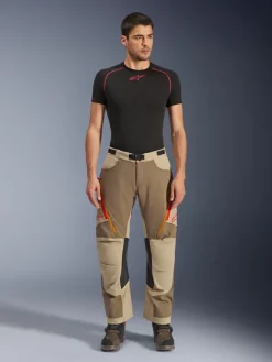 Alpinestars Maxdura Dual Motorbroek Walnut/Aluminum><noscript><img width=