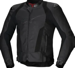 Alpinestars Missile V3 Airflow Leather Motorjas Black Black 1100> Motorjassen