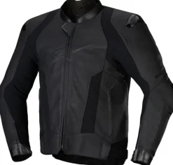 Alpinestars Missile V3 Leather Motorjas Black Black 1100> Motorjassen