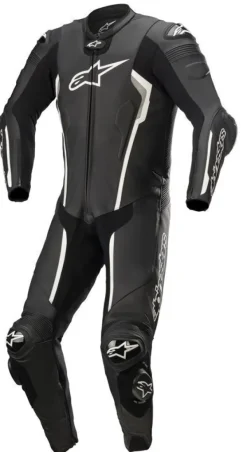 Alpinestars Missile V2 Leather One Piece Black White 12> Motorpakken