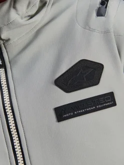 Alpinestars Moblast Waterproof Motorjas Iron Gray/Dark Sage> Motorjassen