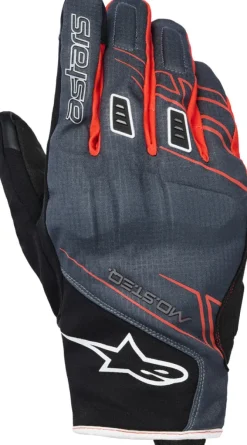 Alpinestars Moblast Wp Gloves Black Anthracite Orange 148> Motorhandschoenen