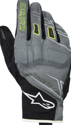 Alpinestars Moblast Wp Gloves Fur Gray Black Sulphur Yellow 9352> Motorhandschoenen