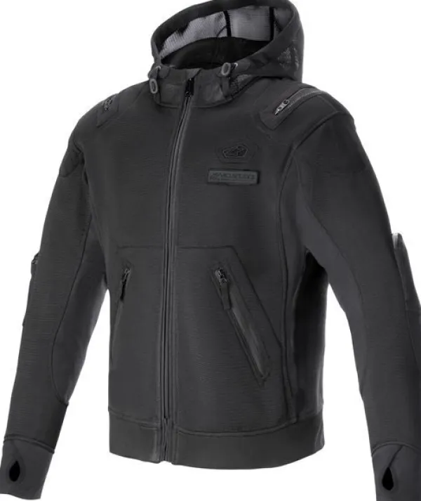 Alpinestars Moflow Air Tech Motorhoodie Men Black Black 1100> Motorhoodies|Motorjassen