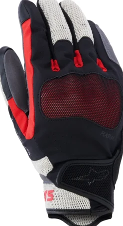 Alpinestars Mogress Airflow Gloves Black/Flame Red/Ecru> Motorhandschoenen