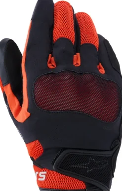 Alpinestars Mogress Airflow Gloves Black/Red/Tangerine> Motorhandschoenen