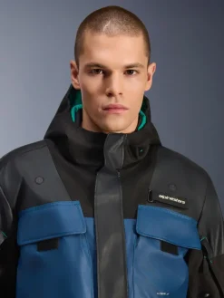 Alpinestars Mospher Waterproof Motorjas Black/Dark Petrol><noscript><img width=