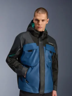 Alpinestars Mospher Waterproof Motorjas Black/Dark Petrol><noscript><img width=