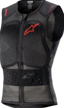 Alpinestars Nucleon Flex Pro Protection Vest Transparent Smoke Red Black 009> Protectievesten En Onderkleding