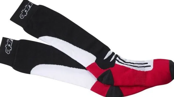 Alpinestars Racing Road Socks Black/Red 30> Motorsokken