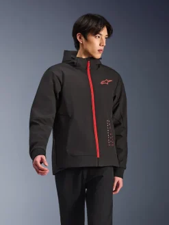 Alpinestars Radium Tech Motorhoodie Black/Bright Red> Motorhoodies|Motorjassen