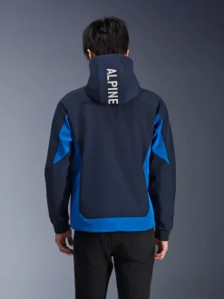 Alpinestars Radium Tech Motorhoodie Night Navy/Royal Blue> Motorhoodies|Motorjassen