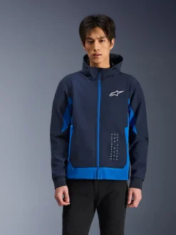 Alpinestars Radium Tech Motorhoodie Night Navy/Royal Blue><noscript><img width=