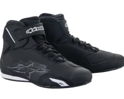 Alpinestars Sektor Shoes Black/White 12>Heren Heren Motorschoenen