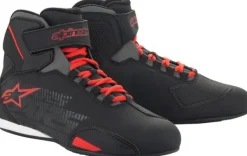 Alpinestars Sektor Shoe Shoes Black/Bright Red 1303>Heren Heren Motorschoenen