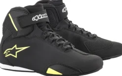 Alpinestars Sektor Shoe Shoes Black/Yellow Fluo 155>Heren Heren Motorschoenen