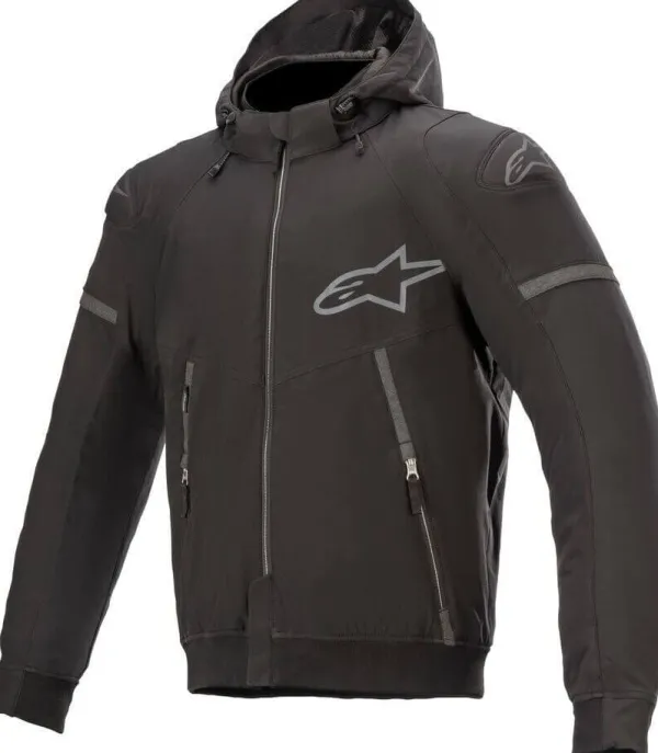Alpinestars Sektor V2 Tech Motorhoodie Black 10> Motorhoodies|Motorjassen