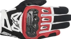Alpinestars Smx-2 Air Carbon V2 Gloves Black Red White 132> Motorhandschoenen