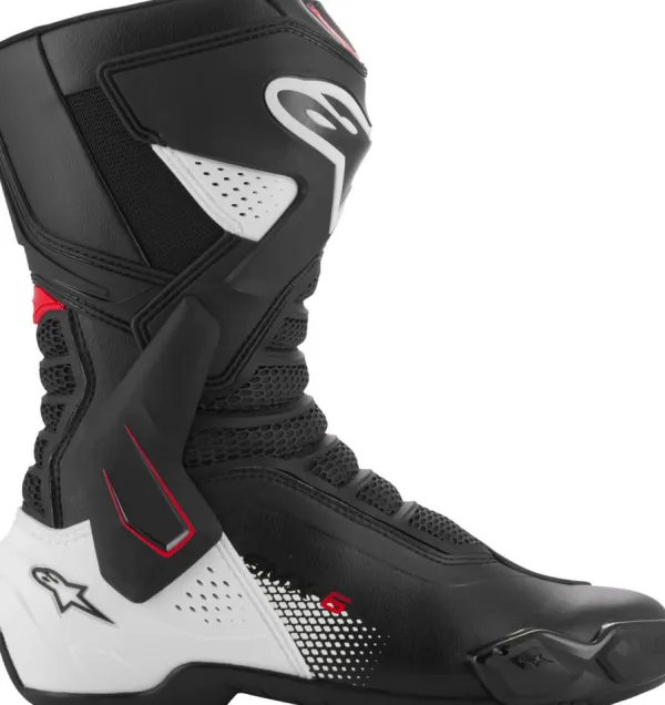Alpinestars SMX-6 V3 Boots Black/White/Red Graphic 1406>Heren Heren Motorlaarzen|Race Motorlaarzen