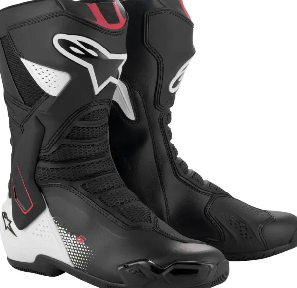 Alpinestars SMX-6 V3 Boots Black/White/Red Graphic 1406>Heren Heren Motorlaarzen|Race Motorlaarzen