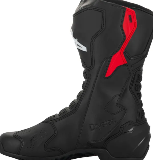 Alpinestars SMX-6 V3 Drystar Boots Black/Red 13>Heren Heren Motorlaarzen|Waterdichte Motorlaarzen