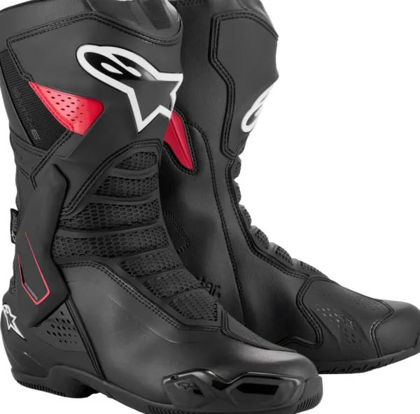 Alpinestars SMX-6 V3 Drystar Boots Black/Red 13>Heren Heren Motorlaarzen|Waterdichte Motorlaarzen
