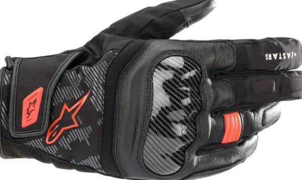 Alpinestars SMX Z Drystar Gloves Red Fluo 1030> Motorhandschoenen