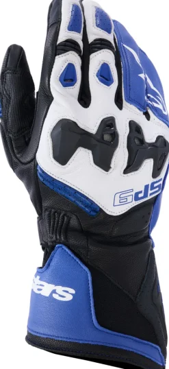 Alpinestars Sp-9 Gloves Bright Blue/Navy/White> Motorhandschoenen