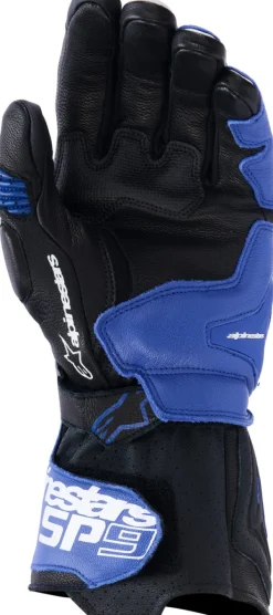 Alpinestars Sp-9 Gloves Bright Blue/Navy/White> Motorhandschoenen