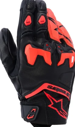 Alpinestars Sp-R Tech Gloves Black/Red Fluo> Motorhandschoenen