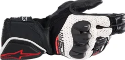 Alpinestars Sp-8 V3 Air Gloves Black White Bright Red 1304> Motorhandschoenen