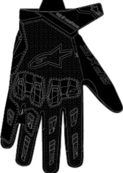 Alpinestars Sp X 5 Air Gloves Black Black 1100> Motorhandschoenen