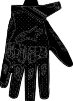 Alpinestars Sp X 7 Gloves Black Black 1100> Motorhandschoenen