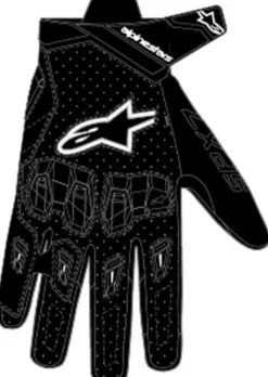 Alpinestars Sp X 7 Gloves Black White 12> Motorhandschoenen