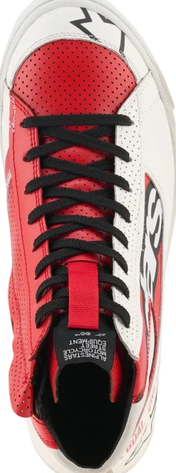 Alpinestars Stated Flair Shoes White/Bright Red>Heren Heren Motorschoenen