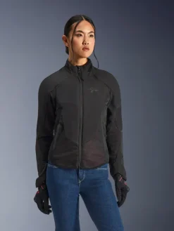 Alpinestars Stella Aeroshell Airflow Motorjas Black/Anthracite> Motorjassen