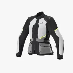 Alpinestars Stella Andes Air Drystar Motorjas Ice Gray Dark Gray Black 9191> Motorjassen