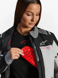 Alpinestars Stella Andes V4 Drystar Motorjas Dk Gray Ice Gray Bk Coral Fl 9276><noscript><img width=