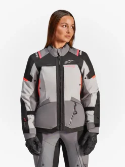 Alpinestars Stella Andes V4 Drystar Motorjas Dk Gray Ice Gray Bk Coral Fl 9276><noscript><img width=