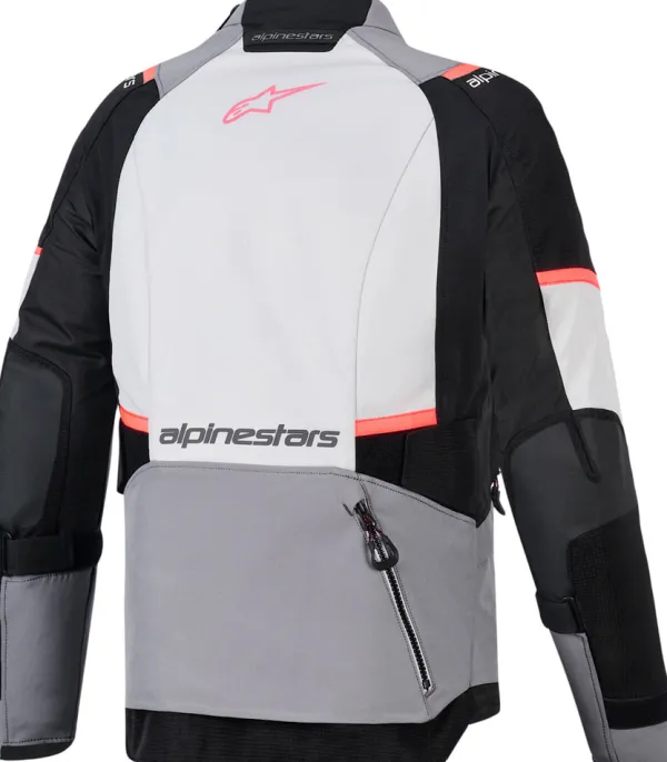 Alpinestars Stella Andes V4 Drystar Motorjas Dk Gray Ice Gray Bk Coral Fl 9276> Motorjassen
