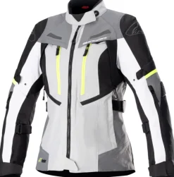 Alpinestars Stella Bogota' Pro Drystar Motorjas Ice Gray Dark Gray 9037> Motorjassen