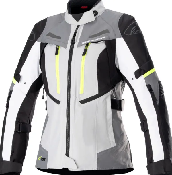 Alpinestars Stella Bogota' Pro Drystar Motorjas Ice Gray Dark Gray 9037> Motorjassen