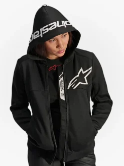 Alpinestars Stella Chrome V2 Motorhoodie Black/White 12><noscript><img width=