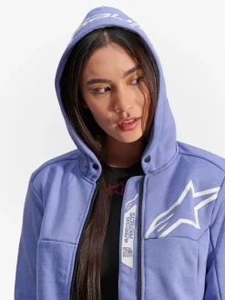 Alpinestars Stella Chrome V2 Motorhoodie Blue/Violet/White 7185><noscript><img width=