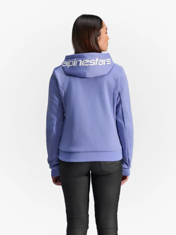 Alpinestars Stella Chrome V2 Motorhoodie Blue/Violet/White 7185> Motorhoodies|Motorjassen